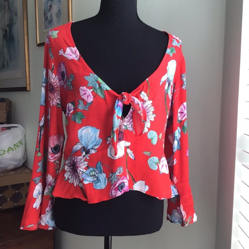 Willow & Clay Floral Crop Top